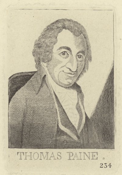 Porträt von Thomas Paine von John Kay