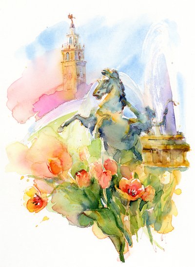 Plaza Frühling, 2016 von John Keeling