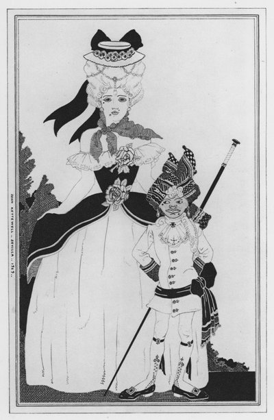 Illustration für Liebe für Liebe von William Congreve von John Kettelwell
