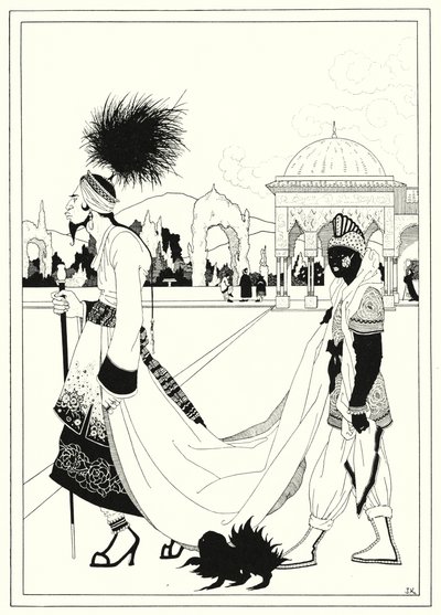 Illustration für Die Geschichte von Aladdin und der Wunderlampe von John Kettelwell
