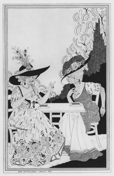 Illustration für The Way of the World von William Congreve von John Kettelwell