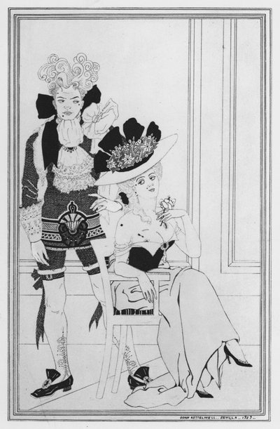 Illustration für The Way of the World von William Congreve von John Kettelwell