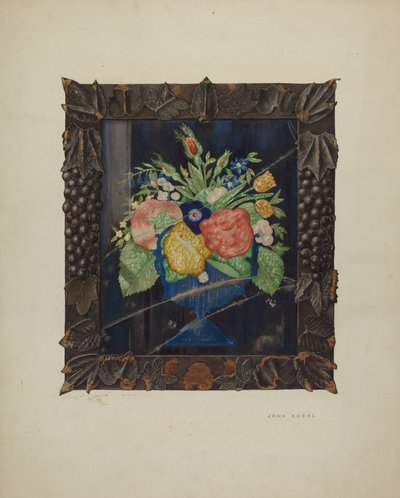 Stillleben mit Zinnfolie und Rahmen, ca. 1941 von John Koehl