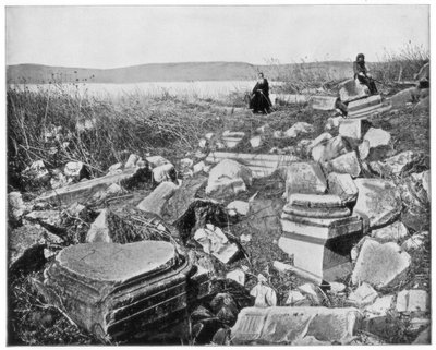 Kapernaum, Galiläa, Palästina, späte 19. Jahrhundert von John L. Stoddard