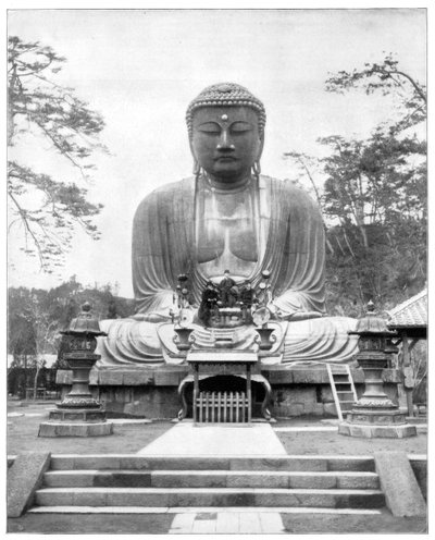 Der Große Bronze-Buddha, Japan, späte 19. Jahrhundert von John L. Stoddard