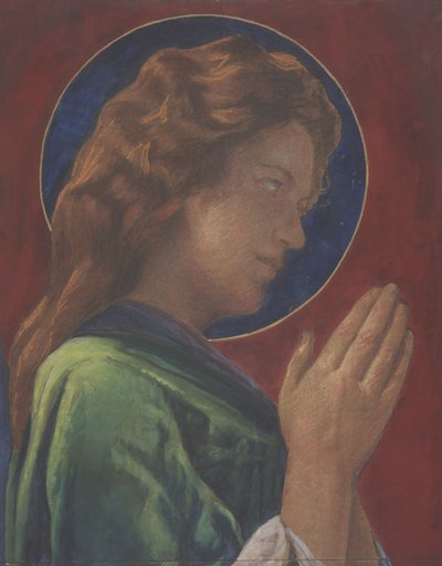 Ein Heiliger von John La Farge or Lafarge