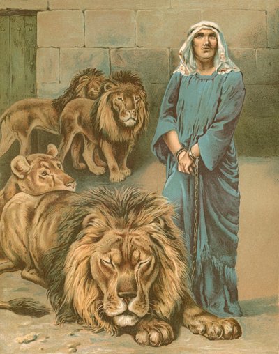 Daniel in der Löwengrube von John Lawson