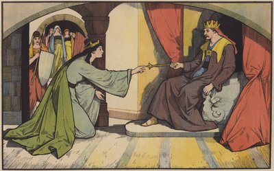 Königin Esther appelliert an den König im Namen ihres Volkes von John Lawson
