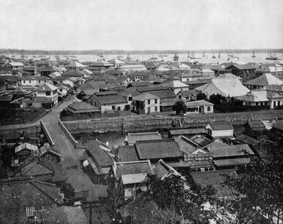 Blick auf Yokohama in Japan von John Lawson Stoddard