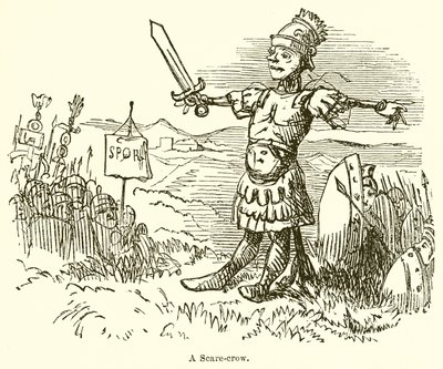 Eine Vogelscheuche von John Leech