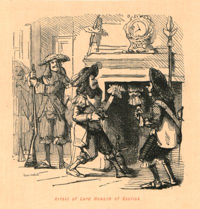 Verhaftung von Lord Howard of Escrick, 1897 von John Leech