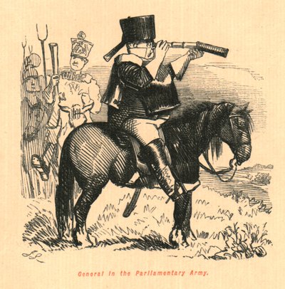 General in der Parlamentsarmee, 1897 von John Leech