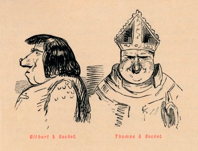 Gilbert a Becket, Thomas a Becket, ca. 1860 von John Leech