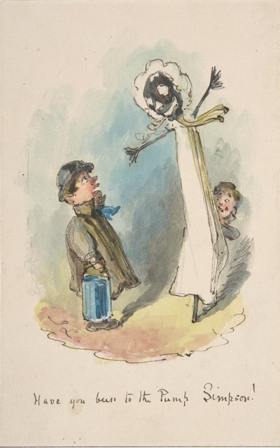 Warst du bei der Pumpe, Simpson von John Leech