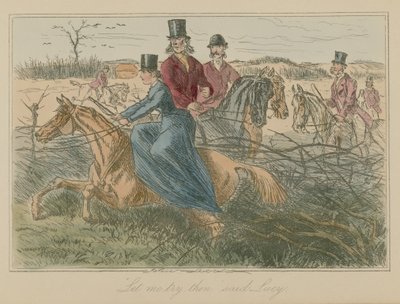 Lass mich versuchen, sagte Lucy von John Leech