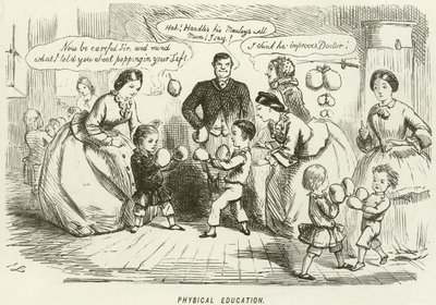 Sportunterricht von John Leech