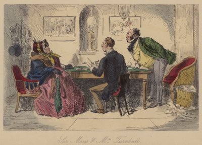 Sir Moses und Mrs Turnbull von John Leech