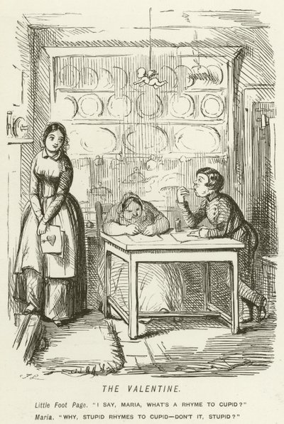 Der Valentinstag von John Leech