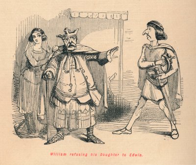 William verweigert seine Tochter Edwin, ca. 1860 von John Leech