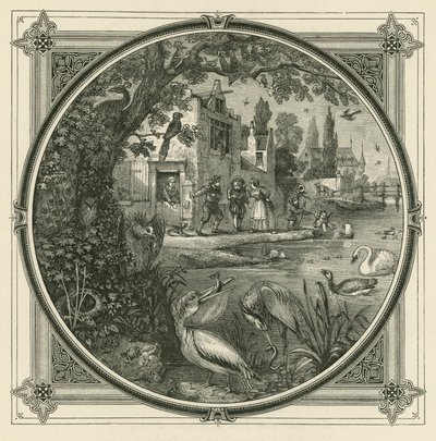 Jeder Vogel singt nach seinem Schnabel (Stich) von John Leighton