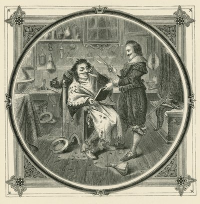 Wer gut rasieren lernen will, sollte zuerst an einem Narrenbart üben von John Leighton
