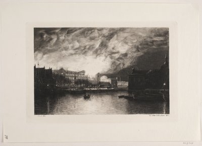 Brand von Christiansborg von John Lübschitz