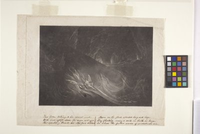 Satan auf dem brennenden See von John Marin