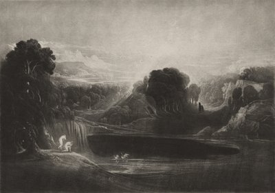 Paradies - Adam und Eva - das Morgenlied, ca. 1827 von John Martin