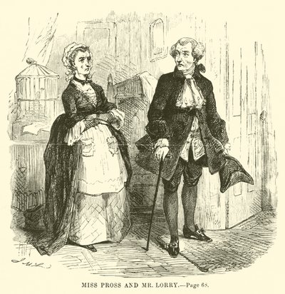 Illustration für Eine Geschichte aus zwei Städten von Charles Dickens von John McLenan