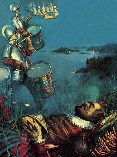 Drakes Trommel von John Millar Watt