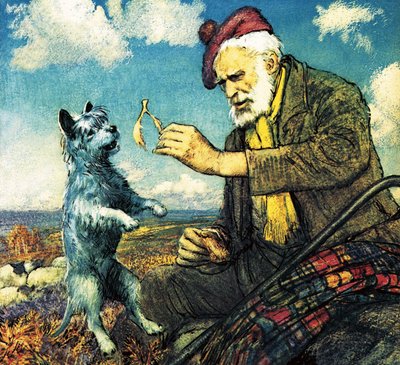 Greyfriars Bobby und Auld Jock von John Millar Watt