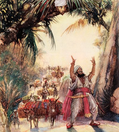 Wie Ali Baba die vierzig Räuber traf von John Millar Watt