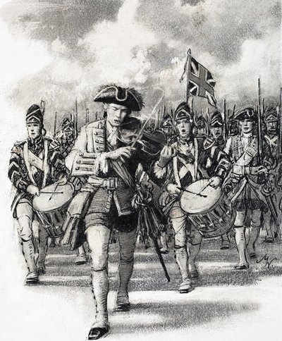 Marsch in die Schlacht von John Millar Watt