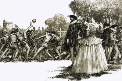 Königin Elizabeth I. war entsetzt über den brutalen Sport von John Millar Watt