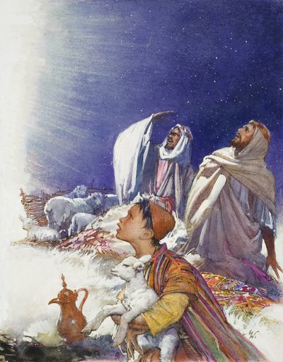 Die Weihnachtsgeschichte: Die Geschichte der Hirten von John Millar Watt