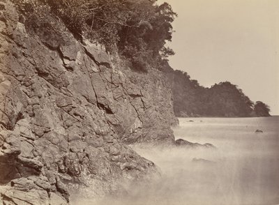 Tropische Landschaft, Klippe - Limon Bay von John Moran
