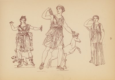 Antikes griechisches Frauenkostüm von John Moyr Smith