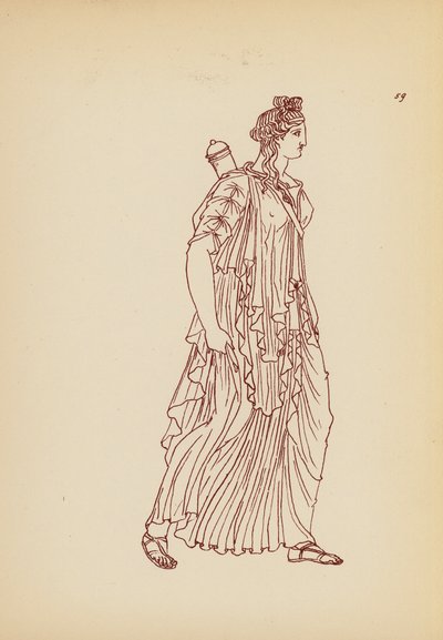Antikes griechisches Frauenkostüm von John Moyr Smith