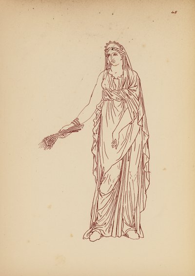 Antikes griechisches Frauenkostüm von John Moyr Smith