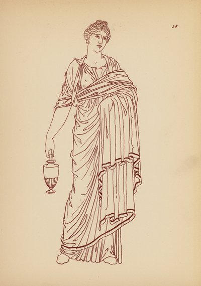 Antikes griechisches Frauenkostüm von John Moyr Smith