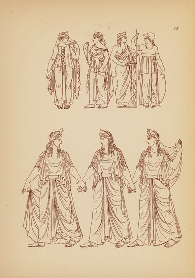 Antikes griechisches Frauenkostüm von John Moyr Smith