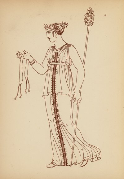 Antikes griechisches Frauenkostüm von John Moyr Smith