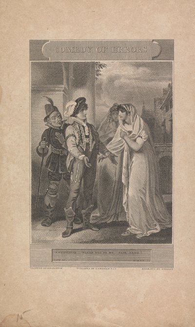 Komödie der Irrungen, Akt II, Szene II von John Neagle