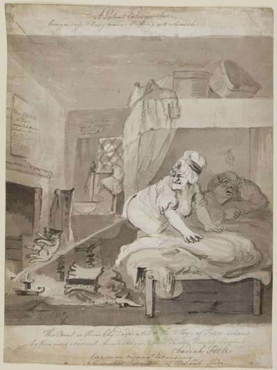 Ein Patentlöscher, eine sichere und einfache Methode, eine Kerze auszublasen, 1801 von John Nixon
