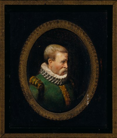 Porträt eines Hugenotten-Gentleman zur Zeit von Karl IX. von John O