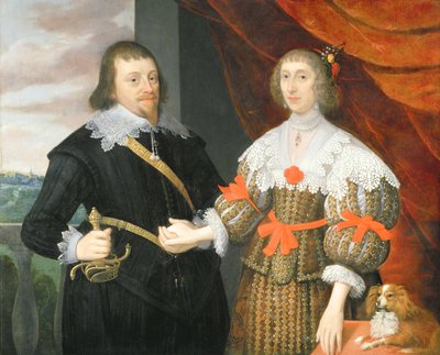 Porträt eines Ehemanns und einer Ehefrau von John Parker