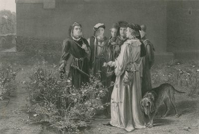 Die Szene im Tempelgarten, König Heinrich VI., Erster Teil von John Pettie