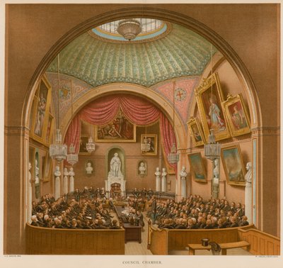 Ratssaal, Guildhall, London von John Phillipp Emslie
