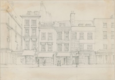 Cranbourne Street, zeigt den Eingang zu Ryder