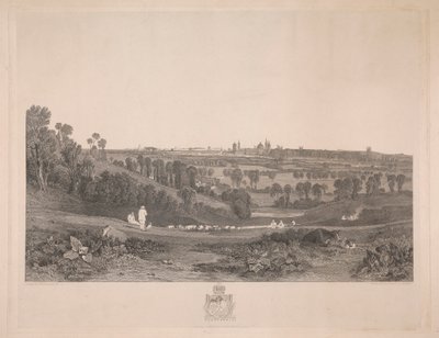 Ansicht von Oxford von der Abingdon Road von John Pye